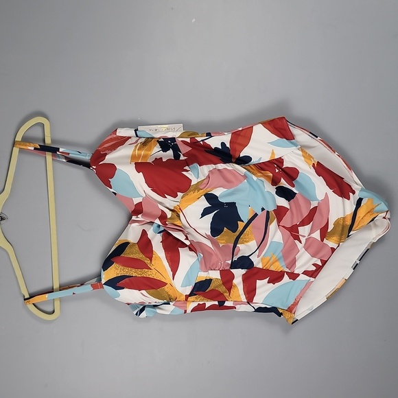 Anne Cole Colorful Plus SIZE One Piece Swimsuit NEW - Picture 2 of 7